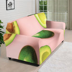 Avocado Cut In Half Pattern Print Sofa Cover