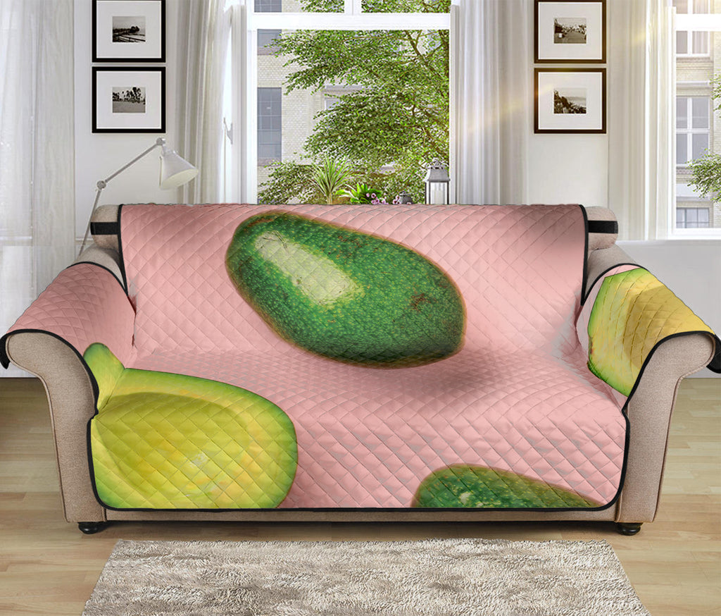 Avocado Cut In Half Pattern Print Sofa Protector