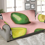 Avocado Cut In Half Pattern Print Sofa Protector