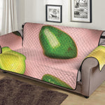 Avocado Cut In Half Pattern Print Sofa Protector