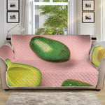 Avocado Cut In Half Pattern Print Sofa Protector