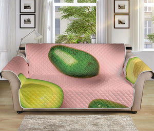 Avocado Cut In Half Pattern Print Sofa Protector