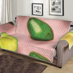 Avocado Cut In Half Pattern Print Sofa Protector