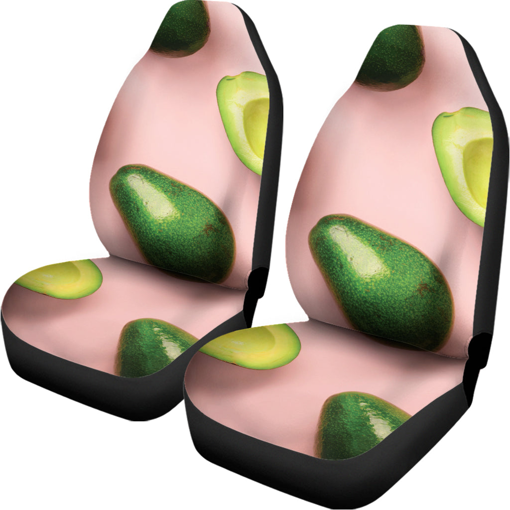 Avocado Cut In Half Pattern Print Universal Fit Car Seat Covers