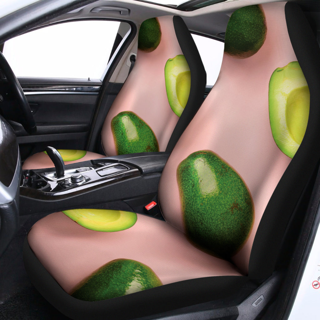 Avocado Cut In Half Pattern Print Universal Fit Car Seat Covers