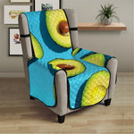 Avocado Cut In Half Print Armchair Protector