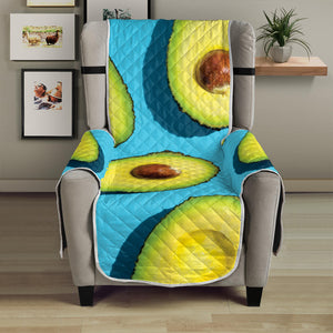 Avocado Cut In Half Print Armchair Protector