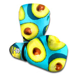 Avocado Cut In Half Print Boxing Gloves