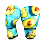 Avocado Cut In Half Print Boxing Gloves