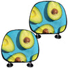 Avocado Cut In Half Print Car Headrest Covers