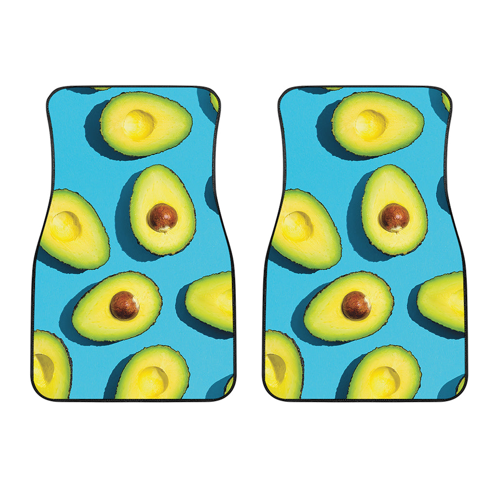 Avocado Cut In Half Print Front Car Floor Mats