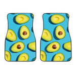 Avocado Cut In Half Print Front Car Floor Mats