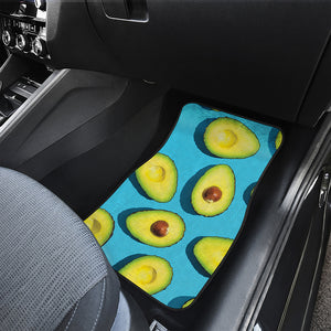 Avocado Cut In Half Print Front Car Floor Mats