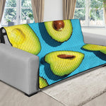 Avocado Cut In Half Print Futon Protector