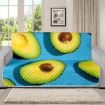 Avocado Cut In Half Print Futon Protector