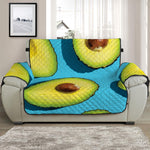 Avocado Cut In Half Print Half Sofa Protector