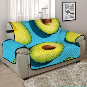 Avocado Cut In Half Print Half Sofa Protector