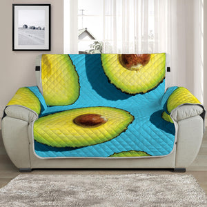 Avocado Cut In Half Print Half Sofa Protector