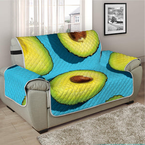 Avocado Cut In Half Print Half Sofa Protector