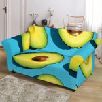 Avocado Cut In Half Print Loveseat Slipcover