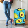 Avocado Cut In Half Print Luggage Cover