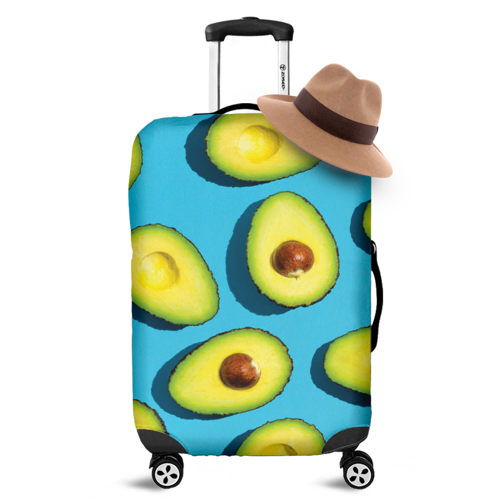 Avocado Cut In Half Print Luggage Cover