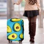 Avocado Cut In Half Print Luggage Cover