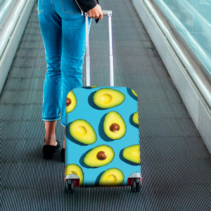 Avocado Cut In Half Print Luggage Cover