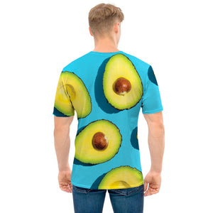 Avocado Cut In Half Print Men's T-Shirt