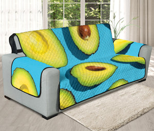 Avocado Cut In Half Print Oversized Sofa Protector