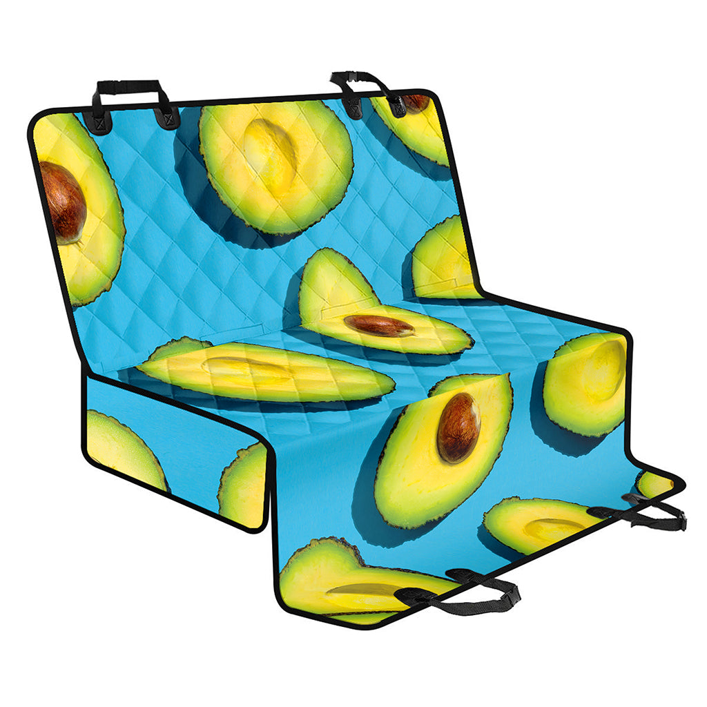 Avocado Cut In Half Print Pet Car Back Seat Cover