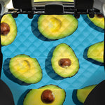 Avocado Cut In Half Print Pet Car Back Seat Cover