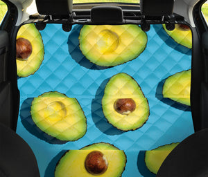 Avocado Cut In Half Print Pet Car Back Seat Cover