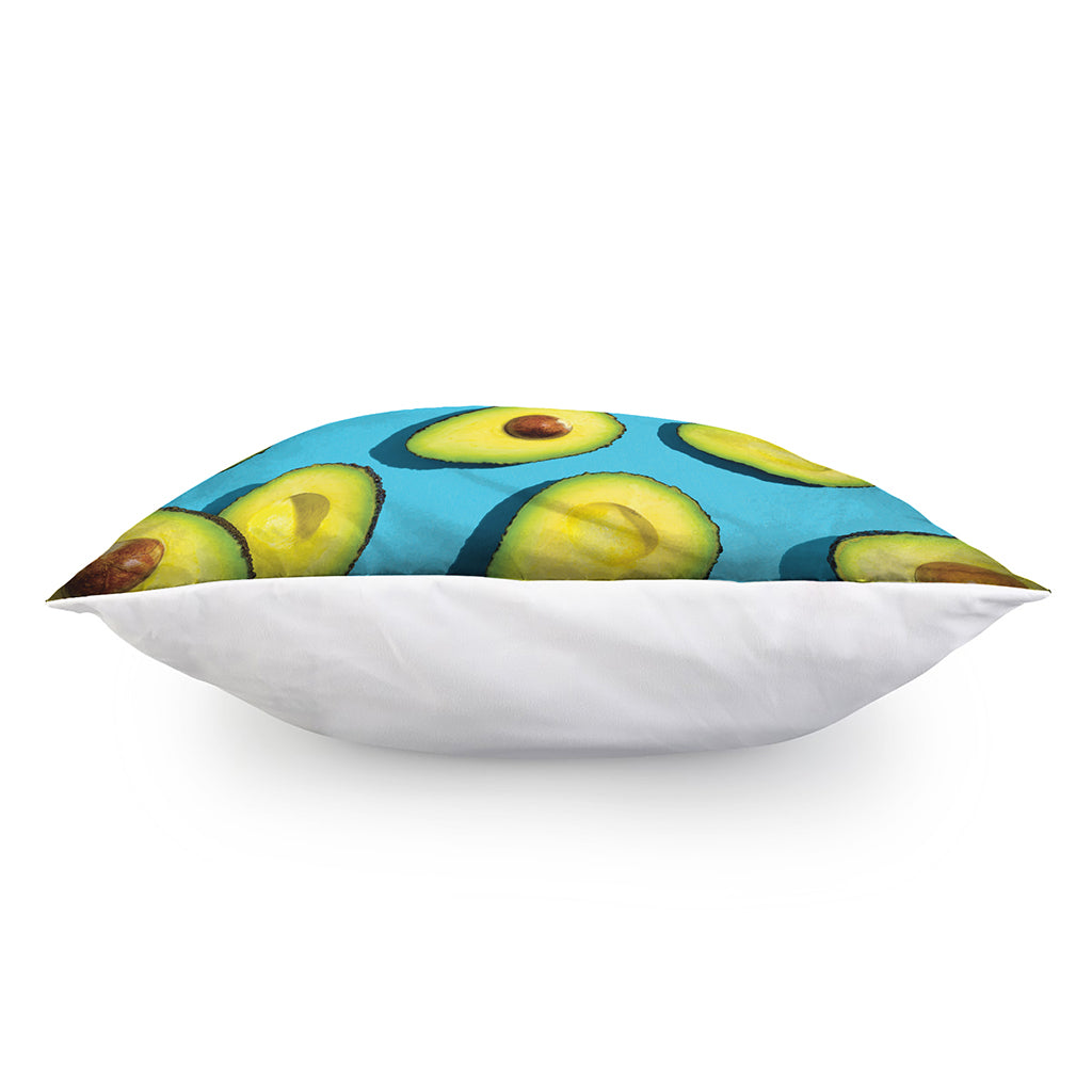 Avocado Cut In Half Print Pillow Cover