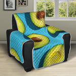 Avocado Cut In Half Print Recliner Protector