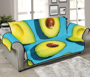 Avocado Cut In Half Print Sofa Protector