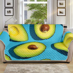 Avocado Cut In Half Print Sofa Protector