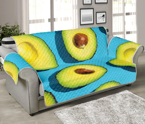 Avocado Cut In Half Print Sofa Protector