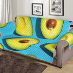 Avocado Cut In Half Print Sofa Protector