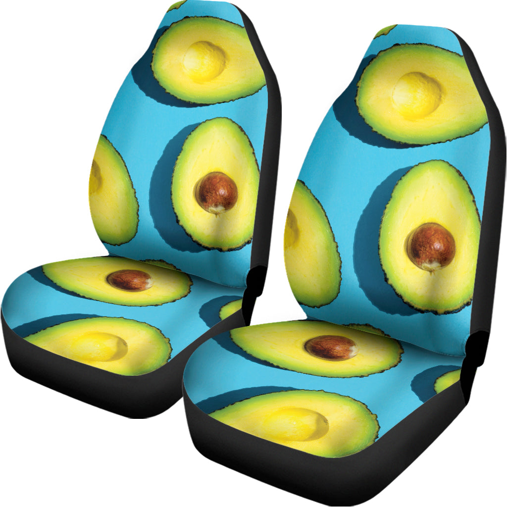 Avocado Cut In Half Print Universal Fit Car Seat Covers