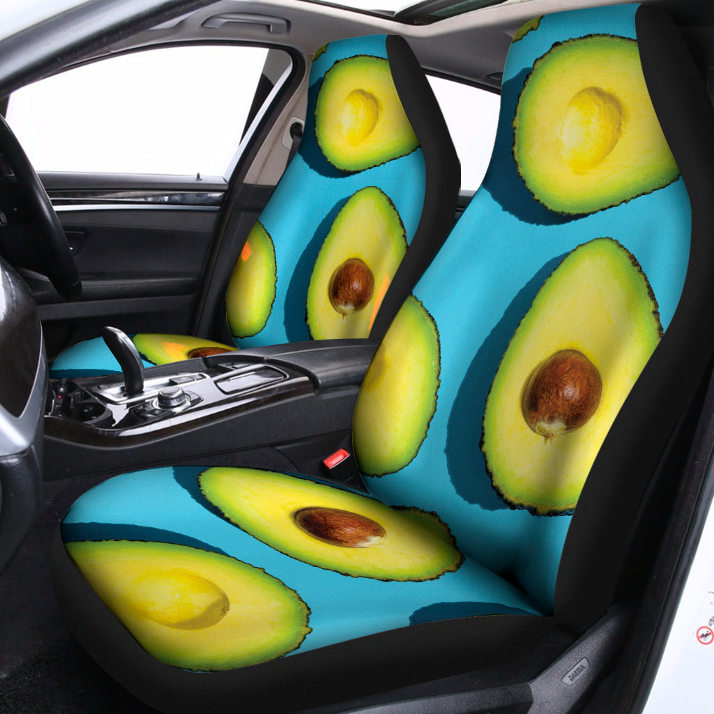 Avocado Cut In Half Print Universal Fit Car Seat Covers