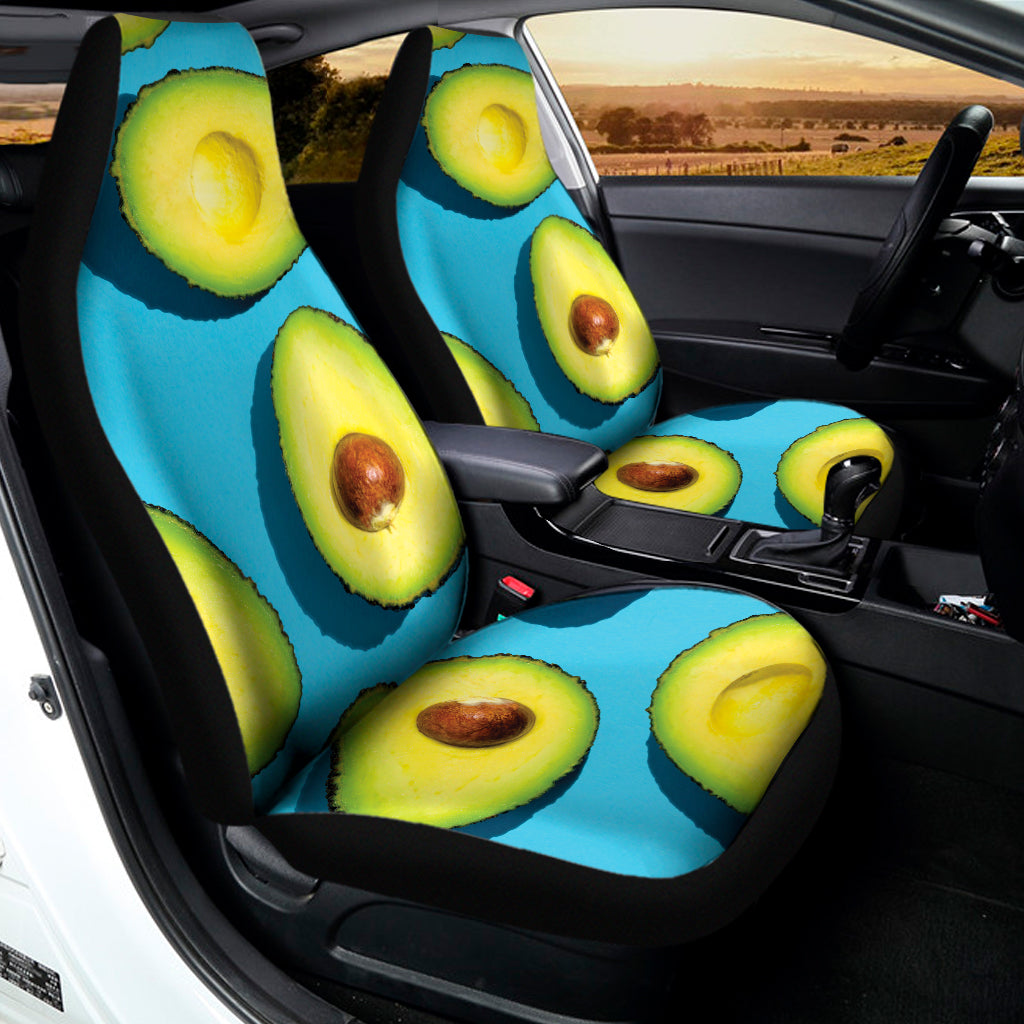 Avocado Cut In Half Print Universal Fit Car Seat Covers