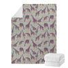 Aztec Giraffe Pattern Print Blanket