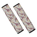 Aztec Giraffe Pattern Print Car Seat Belt Covers