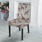 Aztec Giraffe Pattern Print Dining Chair Slipcover