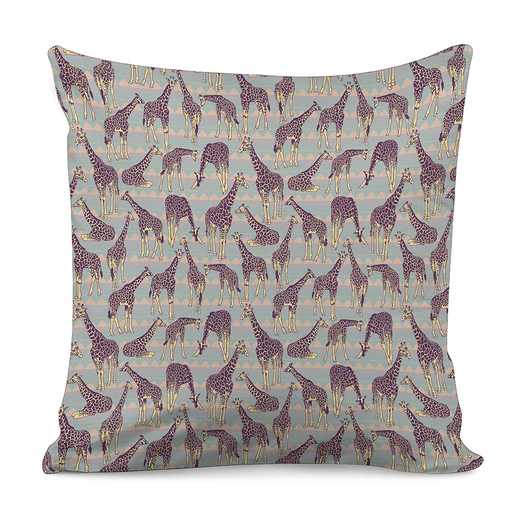 Aztec Giraffe Pattern Print Pillow Cover