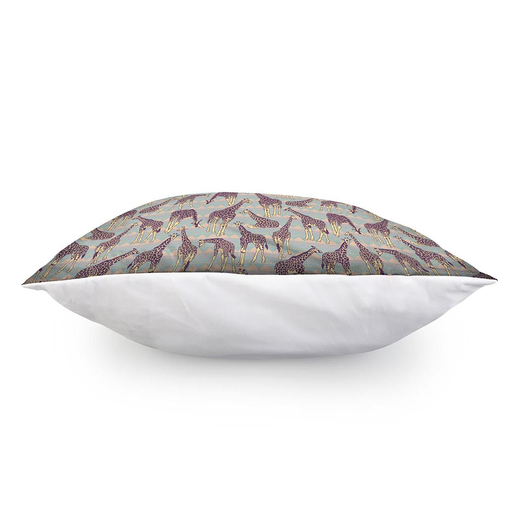 Aztec Giraffe Pattern Print Pillow Cover