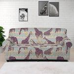 Aztec Giraffe Pattern Print Sofa Cover