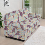 Aztec Giraffe Pattern Print Sofa Cover
