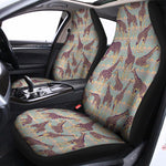 Aztec Giraffe Pattern Print Universal Fit Car Seat Covers